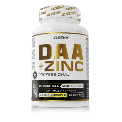 DAA + ZINC 90 comprimidos 30 Servicios | iO.GENIX NUTRITION