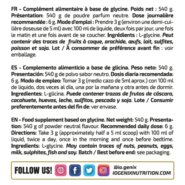 GLYCINE 540G