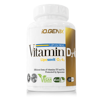 Vitamin D3+K2 Liposomal - Complemento alimenticio | iO.GENIX Nutrition
