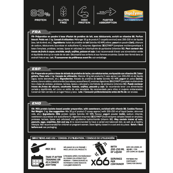MILK PROTEIN ISOLATE 100%
