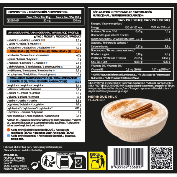 MILK PROTEIN ISOLATE 100%