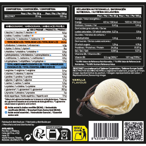 MILK PROTEIN ISOLATE 100%