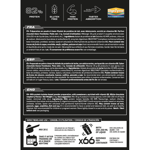 MILK PROTEIN ISOLATE 100%