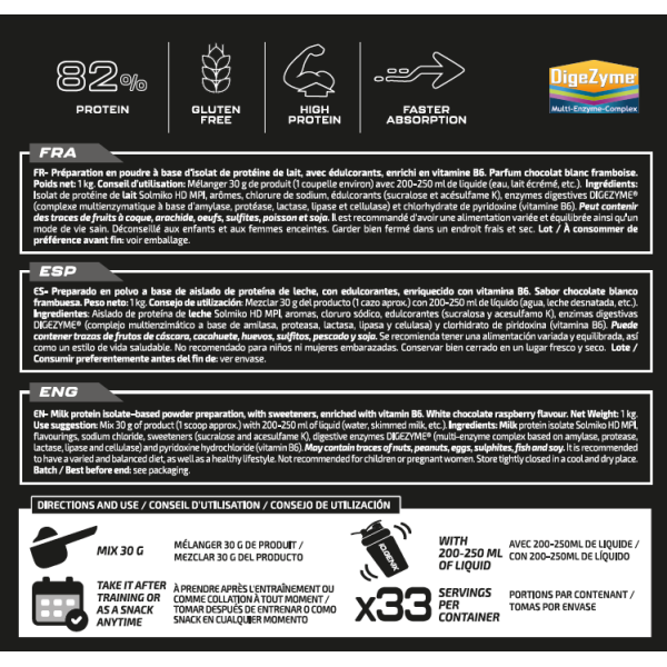 MILK PROTEIN ISOLATE 100%