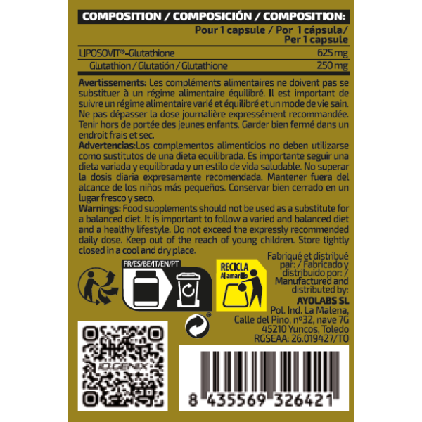Reduced Glutation Liposomal
