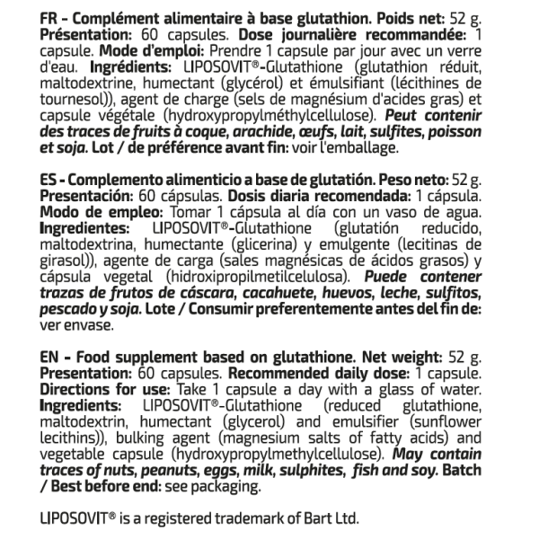 Reduced Glutation Liposomal