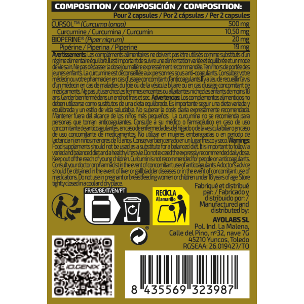 Turmeric Curcumin + Bioperine®