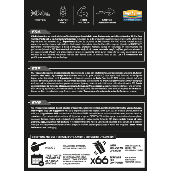 MILK PROTEIN ISOLATE 100%