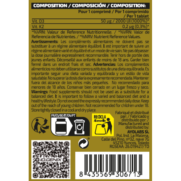 Vit D3 + K2 Professional