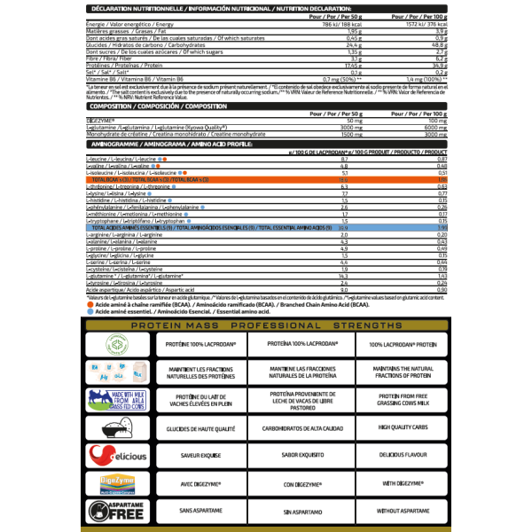 PROTEIN MASS PROFESSIONAL 4 KG