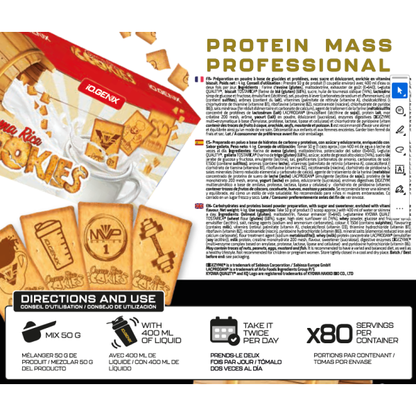 PROTEIN MASS PROFESSIONAL 4 KG