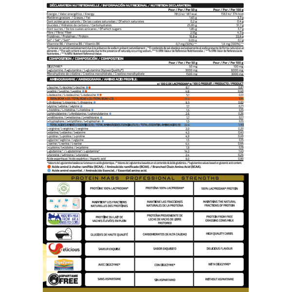 PROTEIN MASS PROFESSIONAL 4 KG