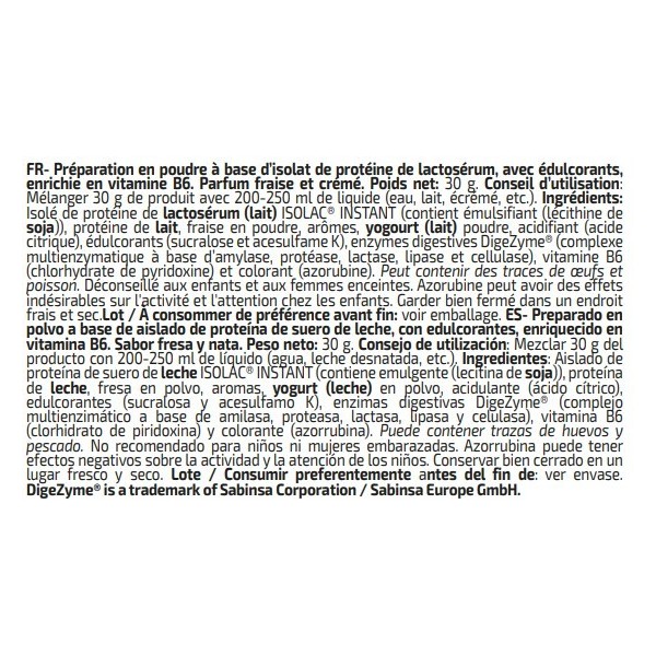 Monodosis Isolate Professional 30g