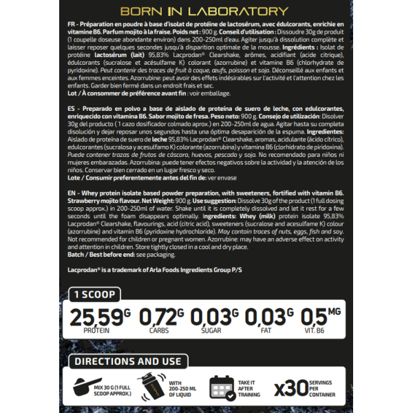 ISO ZERO CLEAR 900G