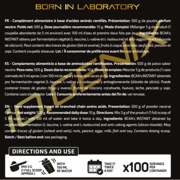 BCAA'S INSTANT 2:1:1 (Vegan)