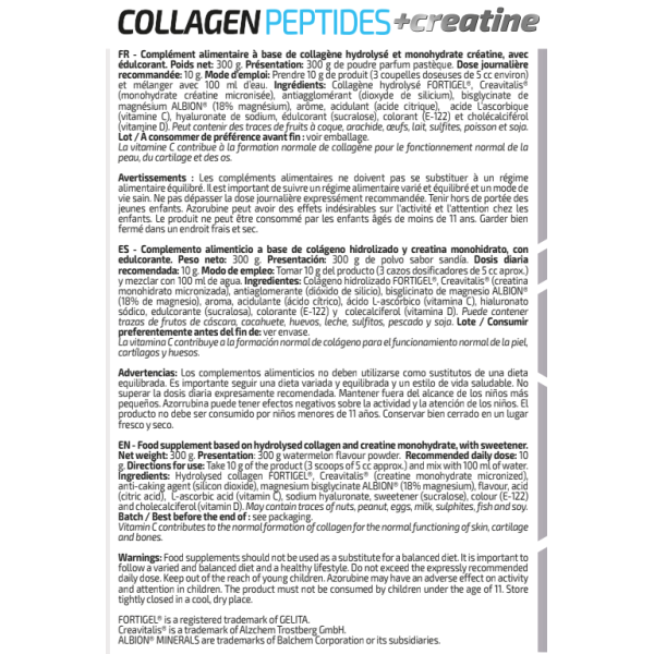 COLLAGEN PEPTIDES + CREATINE