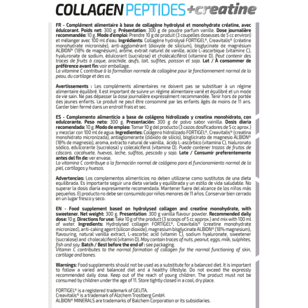 COLLAGEN PEPTIDES + CREATINE