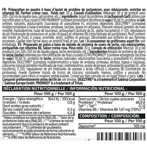 Monodosis Isolate Professional 30g