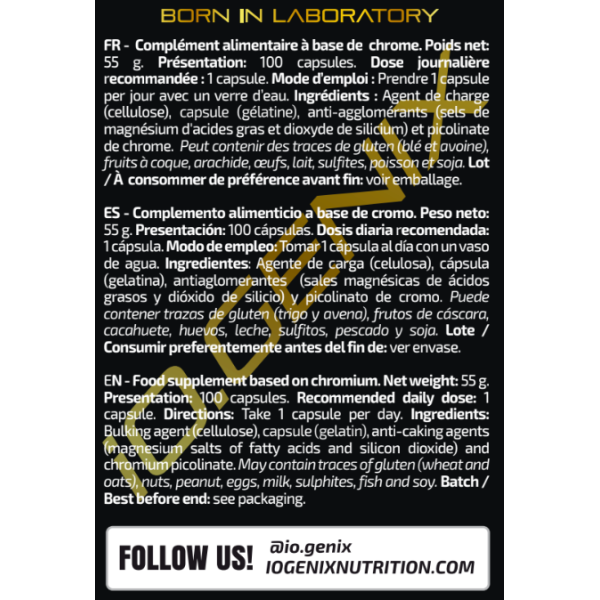 CHROMIUM PICOLINATE