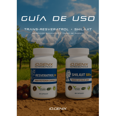 Guía Shilajit y Resveratrol. Uso y combinación - IO GENIX