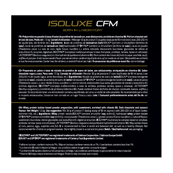 Isoluxe CFM 1'5 KG