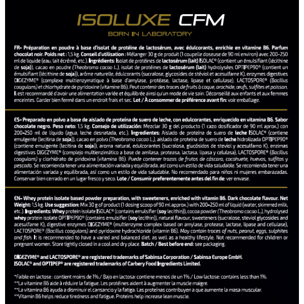 Isoluxe CFM 1'5 KG