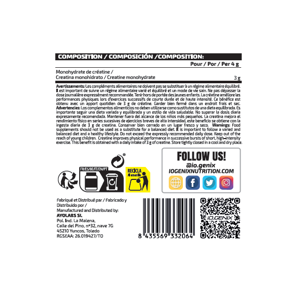 CREATINE MICRONIZED 650G LIMITED EDITION