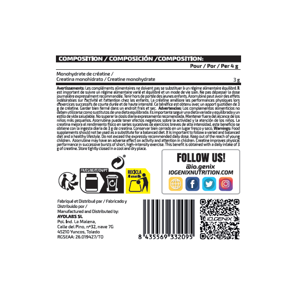 CREATINE MICRONIZED 650G LIMITED EDITION