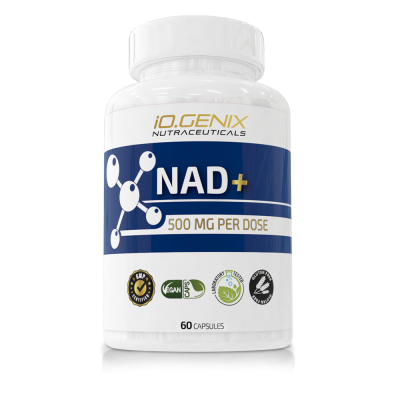 NAD+ 500mg formato 60 Cápsulas - iO GENIX