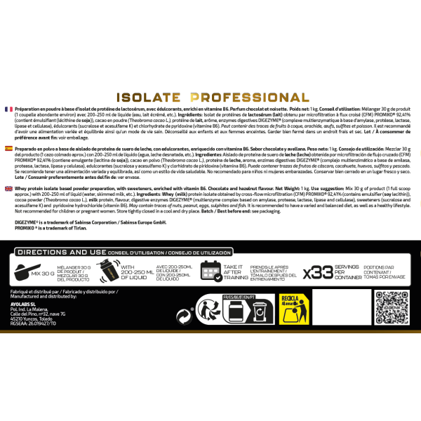 ISOLATE PROFESSIONAL 1KG