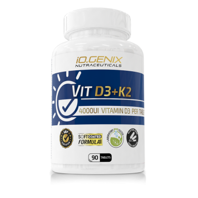 Vit D3 + K2 - Vitamina D3 y vitamina K2 | iO.GENIX Nutrition
