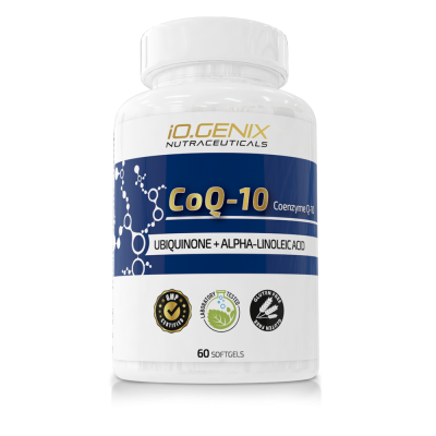 COENZIMA Q10 con Ácido Alfa-Linolénico  | iO.GENIX Nutrition