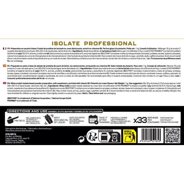 ISOLATE PROFESSIONAL 1KG
