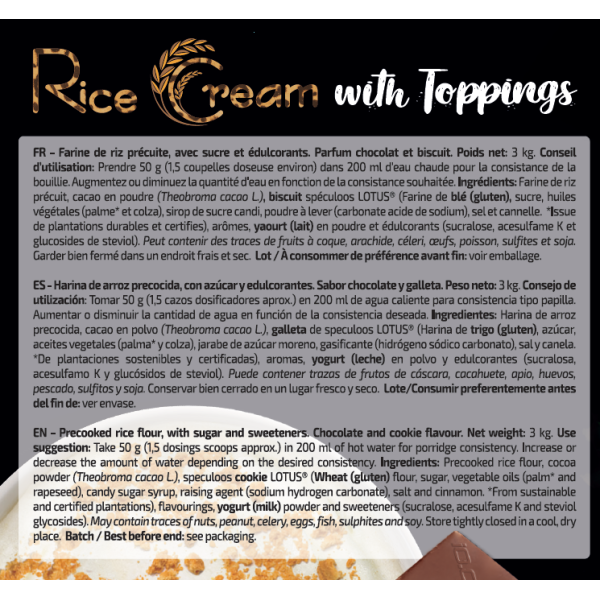 Crema de Arroz 3KG