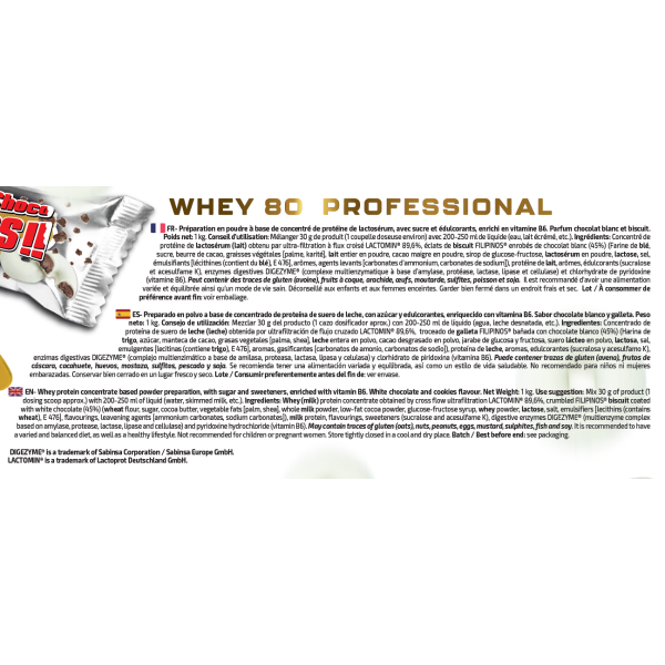 WHEY 80 PROFESSIONAL 1 KG