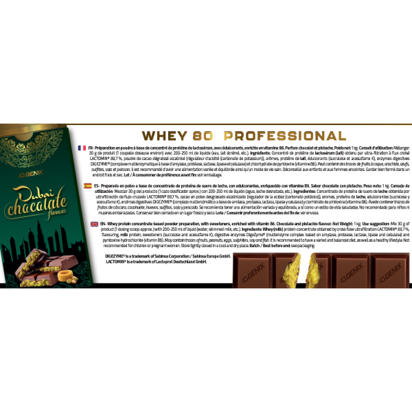 WHEY 80 PROFESSIONAL 1 KG