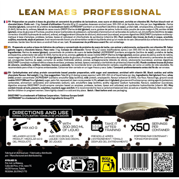 LEAN MASS PROFESSIONAL