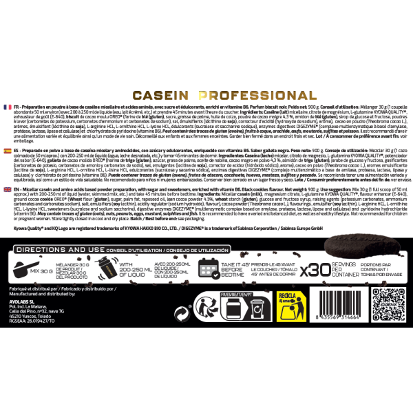 CASEIN PROFESSIONAL 900G