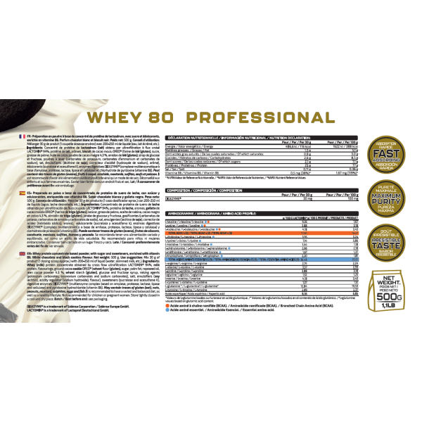 WHEY 80 PROFESSIONAL 500G