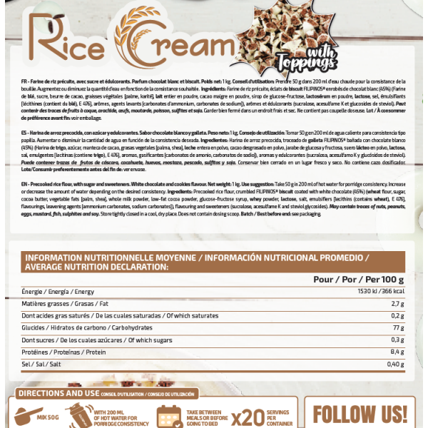 Crema de Arroz