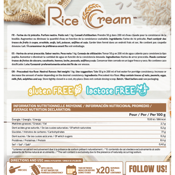 Crema de Arroz