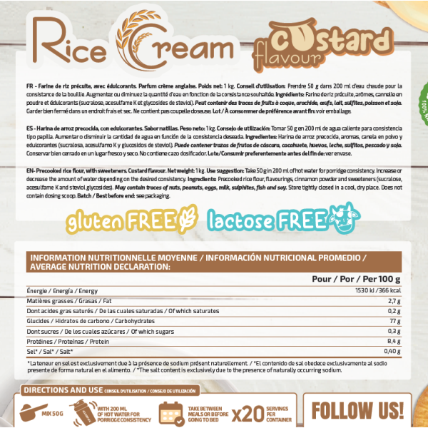 Crema de Arroz