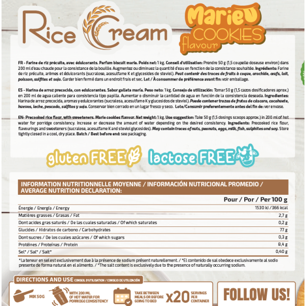 Crema de Arroz
