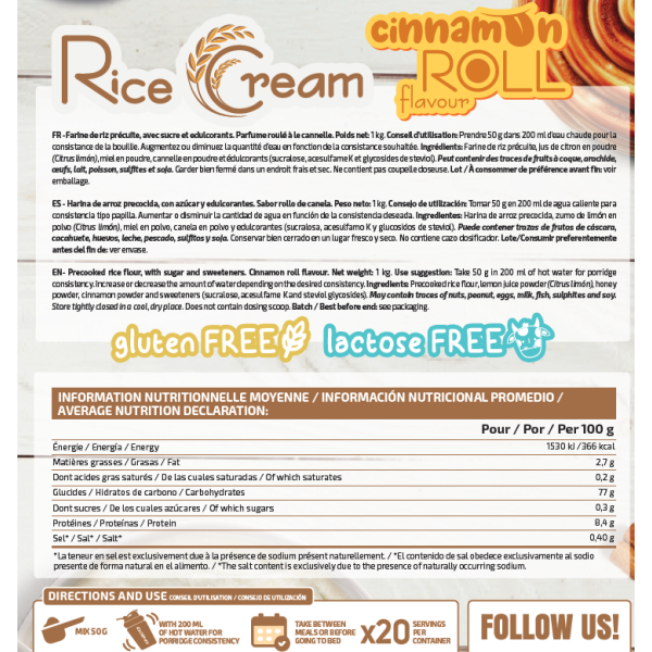 Crema de Arroz