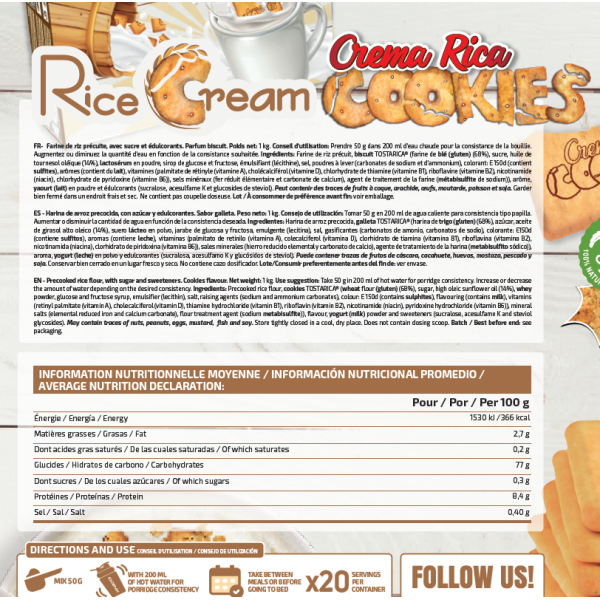 Crema de Arroz
