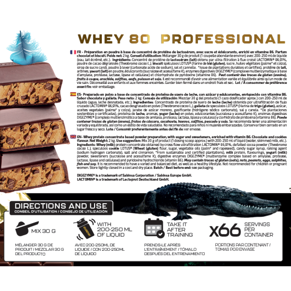 WHEY 80 PROFESSIONAL 2 KG
