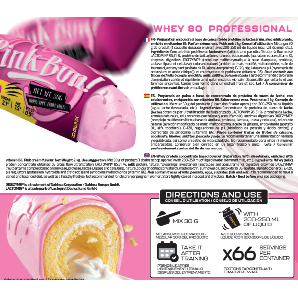 WHEY 80 PROFESSIONAL 2 KG
