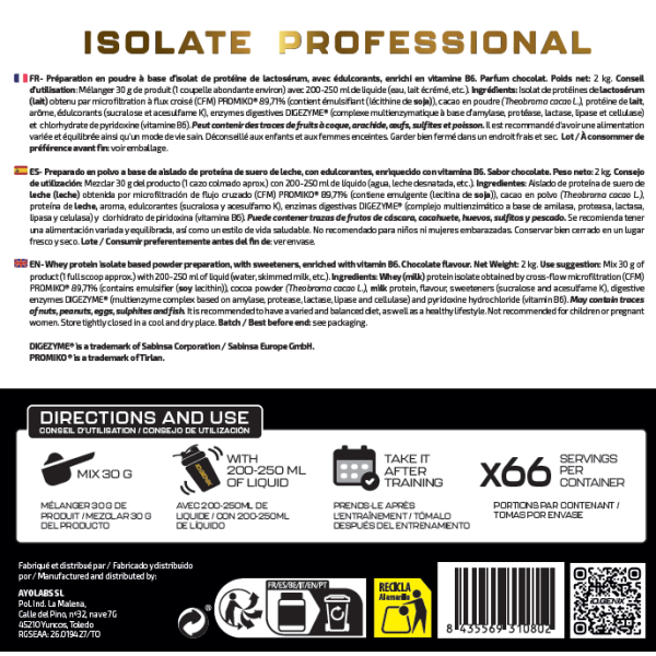ISOLATE PROFESSIONAL 2 KG