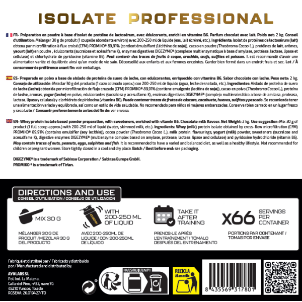 ISOLATE PROFESSIONAL 2 KG