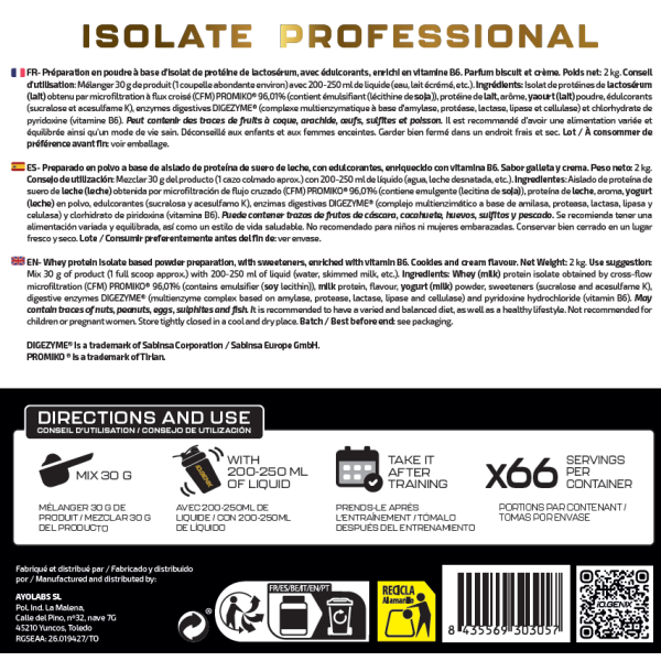 ISOLATE PROFESSIONAL 2 KG